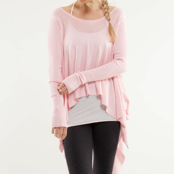 lululemon athletica Sweaters - Lululemon Pink Enlightened Pullover Sweater